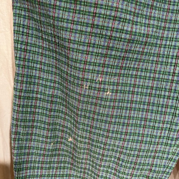 Vintage plaid high waist mens trousers - Picture 4 of 4
